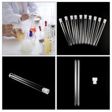 10Pcs Plastic Test Tubes Lab Test Tool With Screw Cap Transparent 15 * 150mm Dropshipping 2024 - buy cheap