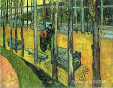 Famous Oil painting Alychamps Autumn Vincent Van Gogh reproductions Canvas Art High quality Hand painted 2024 - buy cheap