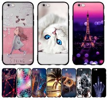 For Fundas iPhone 6 Case Cover Silicone 3D Cute TPU Coque for iPhone 6 6s Case Silicone Cover Coque for iPhone 6s 6 Case Capa 2024 - buy cheap