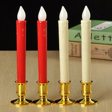 Wedding LED Candles Pillar Tea Light Church Candles Stand Battery Operated 2024 - buy cheap
