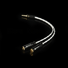 One Piece Y-Splitter 1 male to 2 Female 3.5mm Stereo Audio Adapter Audio Cable For PC 2024 - buy cheap