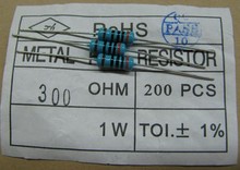 1W 1R-1M  1W 1ohm to 1M 1W 1R to 1M  1W Metal film resistor 1% 200pcs/LOT Free shipping 1W 100R 200R 56R 47R 2024 - buy cheap