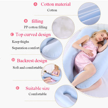 New Sleeping Support Pillow For Pregnant Women Body Cotton Pillowcase U Shape Maternity Pillows Pregnancy Side Sleepers Bedding 2024 - buy cheap