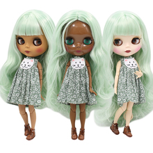 ICY DBS Blyth doll 1/6 bjd joint body Macaron mint green hair matte face shiny face 30cm toy anime girls 2024 - buy cheap