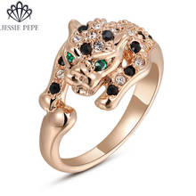 Jessie Pepe Italina Unique Leopard Series Ring Anel For Women With Austrian Crystal Stellux  WelcomeWholesale TopQuality#JP91207 2024 - buy cheap