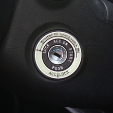 luminous ignition switch decoration stickers key hole protection circle For kia RIO k2 K3 K5 Sportage For Hyundai Solaris Verna 2024 - buy cheap