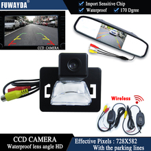 FUWAYDA Wireless Color CCD Car Chip Rear View Camera for Mazda 5 + 4.3 Inch rearview Mirror Monitor WATERPROOF HD 2024 - buy cheap