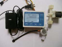G1/4" Water Flow Control LCD Display+Flow Sensor +Power Adapter +Solenoid Valve 2024 - buy cheap