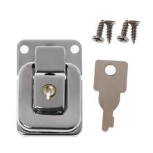 Metal Jewelry Box Lock Suitcase Buckles Toggle Hasp Latch Catch Clasp With Key 2024 - buy cheap