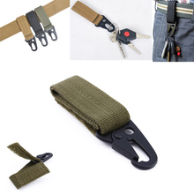 Molle belt clip webbing backpack strap Quickdraw attach clasp outdoor kit Carabiner camp tactical travel bag hike hang bushcraft 2024 - buy cheap