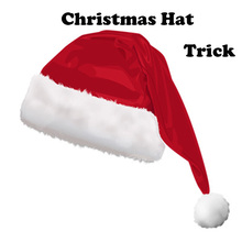 Christmas Hat Trick (Inner Dia18cm) Magic Tricks Object Appear Vanish From Hat Magia Magician Stage Party Illusions Gimmick Fun 2024 - buy cheap