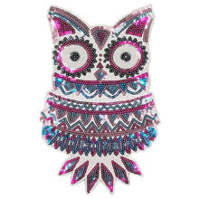 Clothing Women Shirt Top Diy Large Patch cartoon owl bird Sequins deal with it T-shirt girls Patches for clothes boy 3D Stickers 2024 - buy cheap