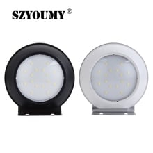SZYOUMY-Luz LED Solar impermeable con Sensor de detección de microondas, lámpara de calle para camino al aire libre, pared, punto de seguridad, 16LED, 260LM 2024 - compra barato