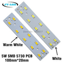 10pcs/lot 5W LED PCB SMD 5730 White/Warm White Rectangle Aluminum Plate Light Source For Crystal Lamp Lighting 2024 - buy cheap