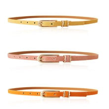 Free shipping new trench gold plated buckle Leopard PU leather thin waist belt fashion female decoration jean strap belts women 2024 - buy cheap