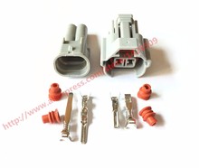 Nippon Denso-repuesto de ranura superior para inyector de combustible, conector eléctrico automotriz, 2 pines, macho, hembra, 6189-0060, 5 Juegos 2024 - compra barato