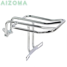 Rack de bagagem para pára-choque traseiro, especialidades de arrasto de motocicleta para harley touring electra glide flhtc fltr 98-06 w/assentos solo 2024 - compre barato