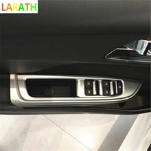 For Chevrolet Lova RV 2016 ABS Matte Chrome Interior Door Window Lift Switch Panel Cover Car Accessories 4pcs/set 2024 - buy cheap