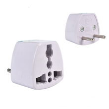 2018 Universal Travel Adapter Electric Plugs Sockets Converter AU UK US to EU Plug Adapter 2 Round Socket Conversion Adaptor 2024 - buy cheap