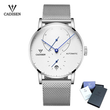 2018 NEW Fashion Men's Watch Automatic Mechanical Watch CADISEN Top Brand Luxury Business Watches Clock Male Relogio Masculino 2024 - buy cheap
