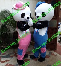 MaKe EVA Material Helmet Couple panda Mascot Costumes Movie props show walking cartoon Apparel Cosplay 416 2024 - buy cheap