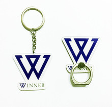 Kpop WINNER Key Clasp Pendant Mobile Phone Bracket Ring Mobile Phone Keychain Finger Button Wholesale Wallet Key Chain Fans Gift 2024 - buy cheap