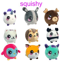 3.5'Kawaii Squishy plush toy Animal Stuffed Animal Decompression Squeeze Toy Slow Rising Best Christmas Birthday Gift 2024 - buy cheap