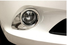 Cubierta de lámpara antiniebla delantera cromada ABS para Peugeot 2013, 2014, 2015, 2016, 2017, estilo de coche 2024 - compra barato