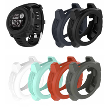 Leve-peso inteligente escudo pele de silicone capa protetora para garmin instinct sport assista acessórios quadro protetor pára-choques 2024 - compre barato