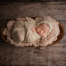 Wooden Bed Basket Newborn Baby Photography Props bebe fotografia Accessories Infant Girl Boy Photo Shoot Studio Posing Bowl Prop 2024 - compre barato