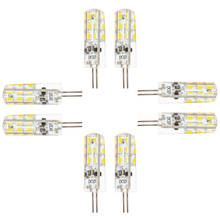8 Pack G4 LED Light bulb 24 3014SMD Energy Saving Lamp 3W DC 12V 180-240LM Warm White 3000K 360 Beam Angle Silica gel 2024 - buy cheap