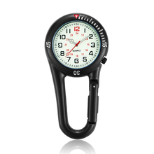 Pocket Watch Unisex Women Nurse Watch Carabiner Belt Fob Watch Clip Watch Backlight Design Battery 2024 - buy cheap