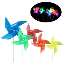Windmills Flashing Light Up LED Glowing Windmill Spinning Windmill Glows Classic rave Toys For Children Kids Gift Party 2024 - buy cheap