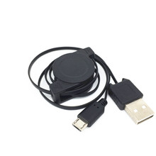 Cable retráctil de cargador de sincronización de datos Micro USB para Samsung I927 I9010 I9000 I897 I7500 I6500U I9300 Galaxy Siii I8530 I939 I8530 2024 - compra barato