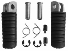 Motorcycle Front Footrests Foot Pegs For KAWASAKI EX250J EX250 NINJA 250R ZX9R 94-97 Z1000 Z750 03-06 ZZR1100 93-02 01 00 99 98 2024 - buy cheap