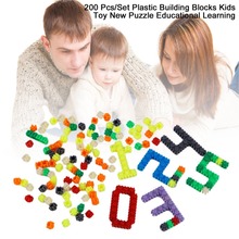 200 unids/set Kits de construcción bloques de puntos Multicolor plástico niños educativos bebé DIY Juguetes de bloques de construcción para niños regalo 2024 - compra barato
