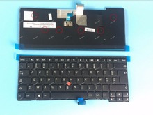 Novo teclado fr francês para notebook, estrutura preta, sem luz de fundo, para notebook ibm lenovo thinkpad t440 t440p t440s t431s 2024 - compre barato