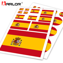 Adesivo espanhol de bandeira espanhola, especialmente para carros e motocicletas, conjunto de adesivos anti-arranhões, capa para ipad e notebook, laptop, prático 2024 - compre barato