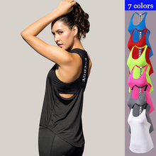 2020 Female Sport Top Woman T-shirt Top Yoga Gym Fitness Sport Sleeveless Vest Singlet Running Training Clothes for Womem 2024 - buy cheap