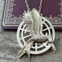 (can mix color)New Wholesale 20pcs/lot Movie Charm Hunger Games 2 catching fire Laugh at the bird Pendant Necklace Men Jewelry 2024 - buy cheap