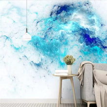 Decorative wallpaper Modern simple style Nordic abstract colorful cloud background wall 2024 - buy cheap