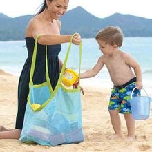 Baby Carry Mesh Beach Toys Sand Away Beach Bag Pouch Tote Mesh Children Storage Toy Collection Sand Away Beach Mesh Tool 2024 - buy cheap