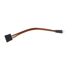 4-Pin FDD Floppy Male To 15-Pin SATA Female Converter Adapter Power Cable Cord High Quality Plastic + Metal NoEnName_Null 2024 - buy cheap