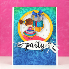 "Party For You" DIY Die Cut Silver Stencil Card Album Photo Making Handmade Decoration Craft Scrapbooking Template Embossing 2024 - buy cheap