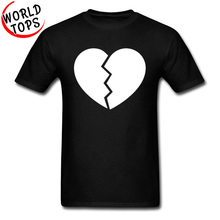Грустно? Xxxtentacion футболки с разбитым сердцем популярные рок-раперсы футболки для мужчин 100% хлопок Мужские обычные футболки 2024 - купить недорого
