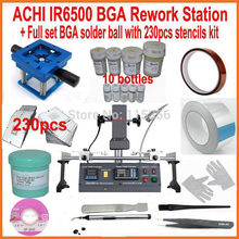 ACHI IR6500 bga rework station motherboard repair machine + 10pcs bga solder ball + 230pcs 90mm bga stencils +19 gifts 2024 - buy cheap