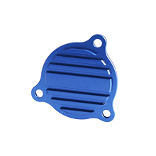 Tampa para filtro de óleo de motor de motocicleta, capa de proteção para husqvarna fc250 fc350 fc450 2014 2015 fe250 fe350 fe501 1994-2019 2024 - compre barato