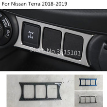 Car Stainless steel Socket Charge cigarette smoke lighter switch USB button lamp Stick trim For Nissan Terra 2018 2019 2020  2024 - buy cheap