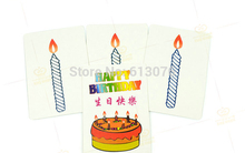 10sets Happy Birthday Magic Tricks Card Magie Close Up Gimmick Props Appearing Mentalism Comedy 2024 - buy cheap