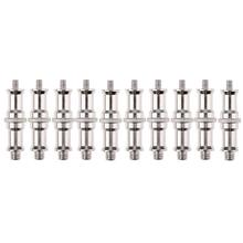 10x 1/4 to 3/8 Male Threaded Screw Adapter Spigot Stud for Flash Light Stand tripod camera 2024 - buy cheap